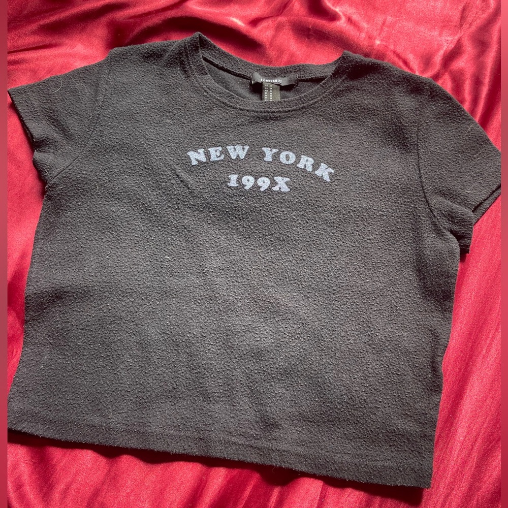 New York 199x crop top from forever 21 size medium